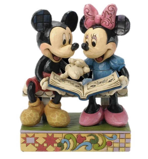 Jim Shore Disney Traditions Sharing Memories (Mickey and Minnie Figurine)