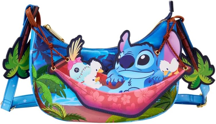 Loungefly Disney Stitch Camping Cuties Crossbody Bag