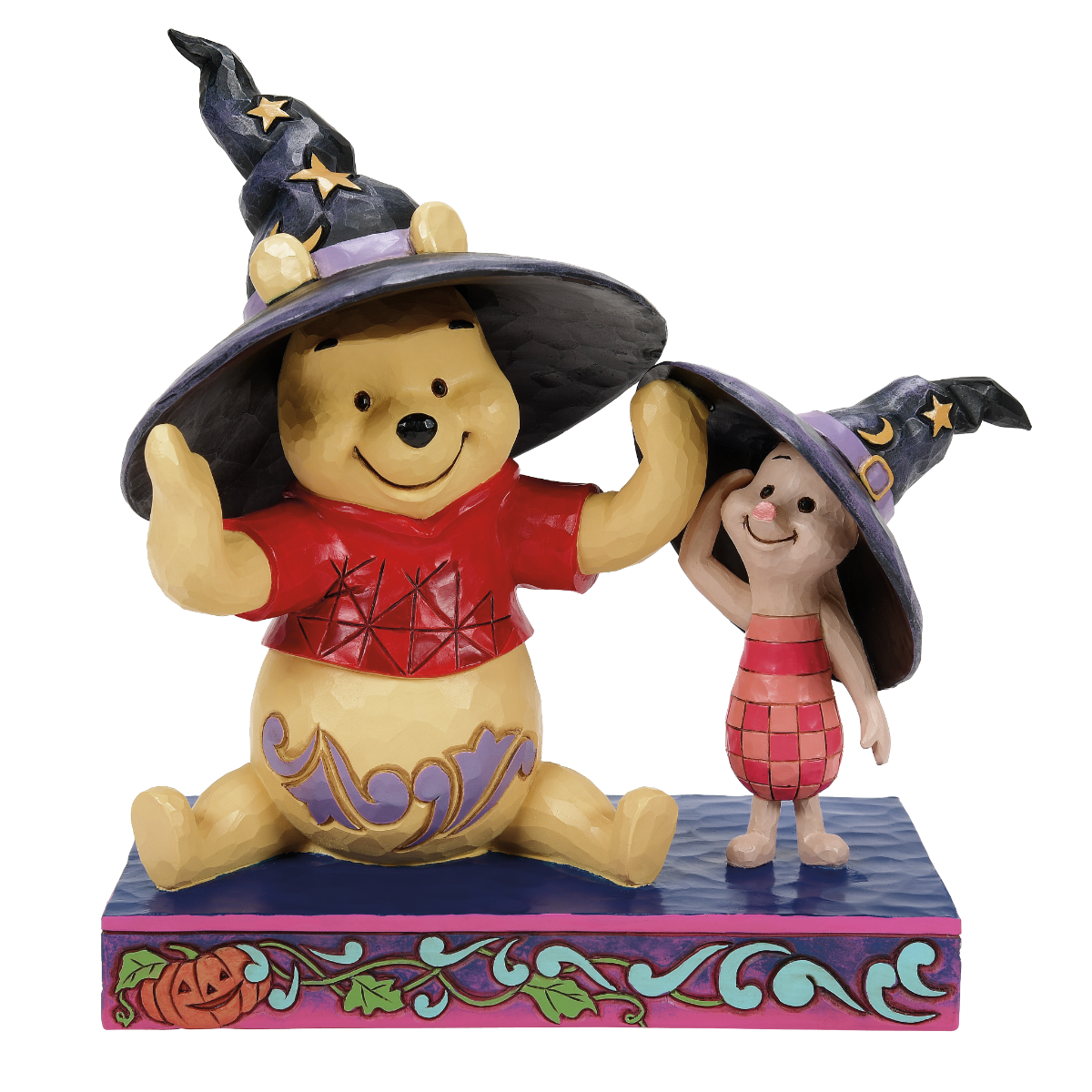 Jim Shore Disney Traditions Winnie the Boo! (Winnie the Pooh & Piglet Witches) 