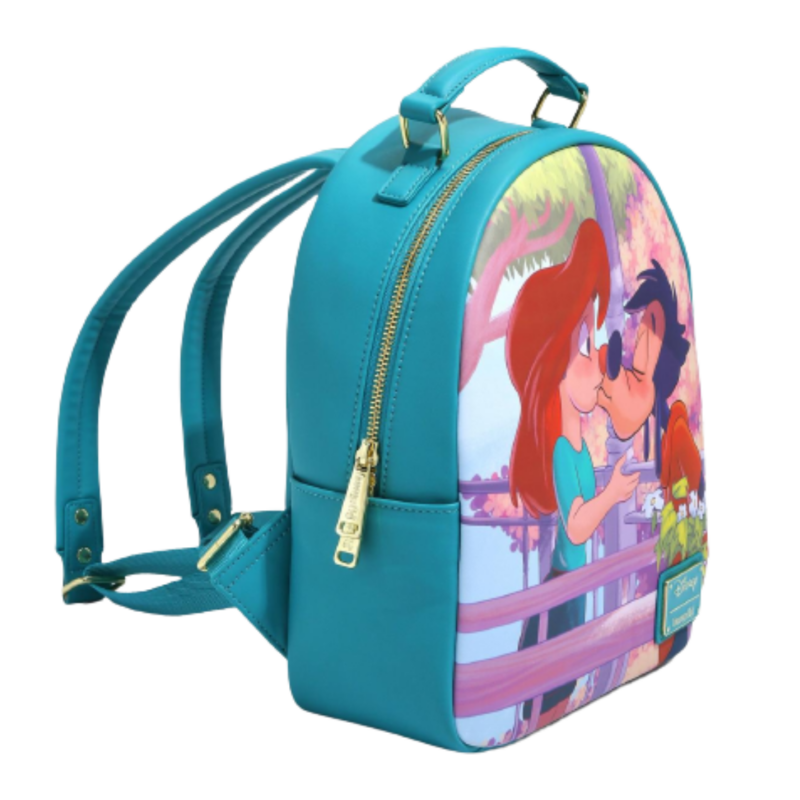 Disney Loungefly Mini Backpack Max and Roxxane Goofy top Movie