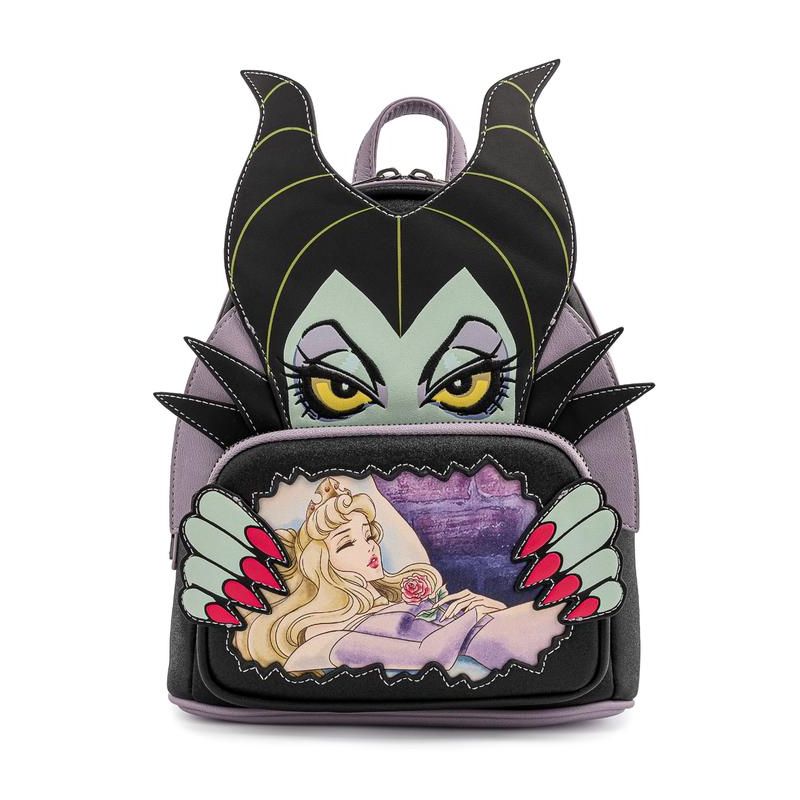 Loungefly Disney Villains Scene Maleficent Sleeping authentic Beauty Mini Backpack