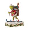 Jim Shore Grinch Skiing Figurine