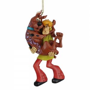 Jim Shore Scooby Doo Shaggy Holding Scooby Hanging Ornament - 6007255