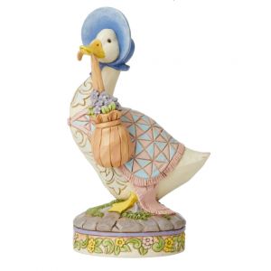 Beatrix Potter Jemima Puddle-Duck Wearing A Shawl And A Poke Bonnet