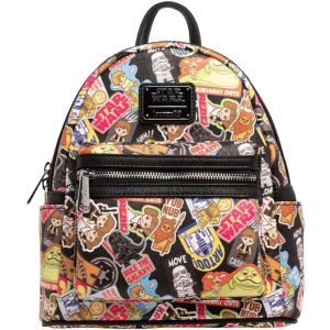 Loungefly Star Wars Sticker AOP Mini Backpack