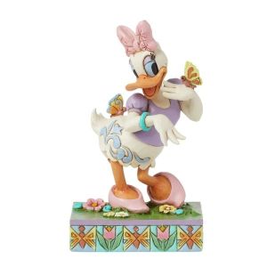 Jim Shore Disney Traditions Daisy Duck Spring Blooms and Butterflies