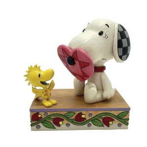 Jim Shore Peanuts Love & Laughter (Snoopy with Heart on Nose) 