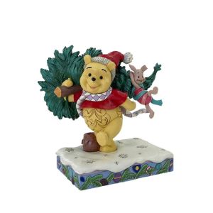 Jim Shore Disney Traditions A Tree For Two Winnie the Pooh and Piglet