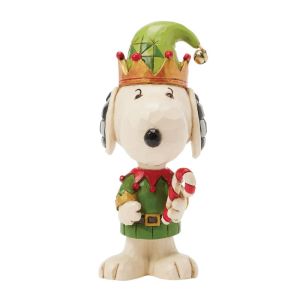 Jim Shore Peanuts Snoopy Christmas Elf