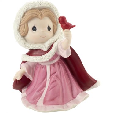 Precious Moments Disney Friends Like You Are a Beautiful Adventure Belle Figurine - 201065