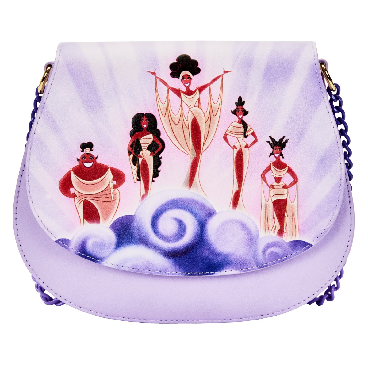 Loungefly Disney: Hercules Muses Clouds Crossbody Bag