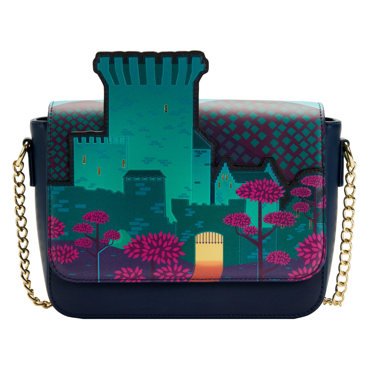 Loungefly Disney: Brave Princess Castle Series Crossbody Bag