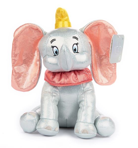 D100 Glitter Ball Plush - Dumbo with Sound