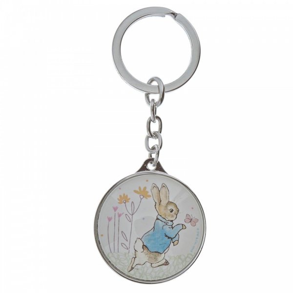 Set of 2 Beatrix Potter Peter Rabbit Keyrings