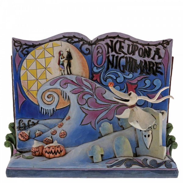 Jim Shore Disney Traditions Once Upon A Nightmare Storybook Nightmare Before Christmas