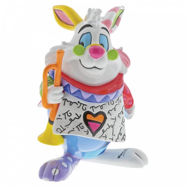 Disney Britto White Rabbit Mini Figurine