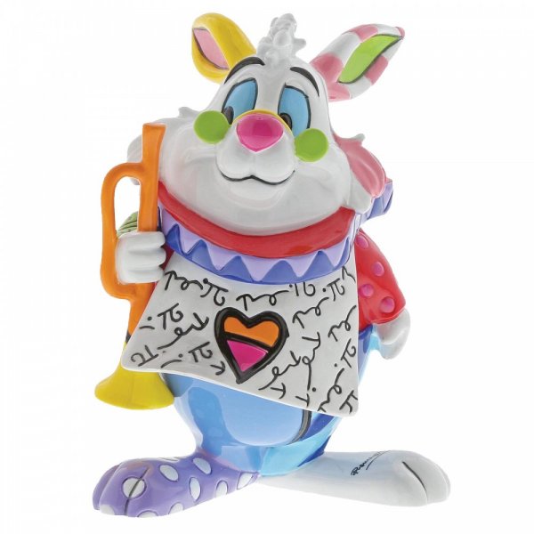 Disney Britto White Rabbit Mini Figurine