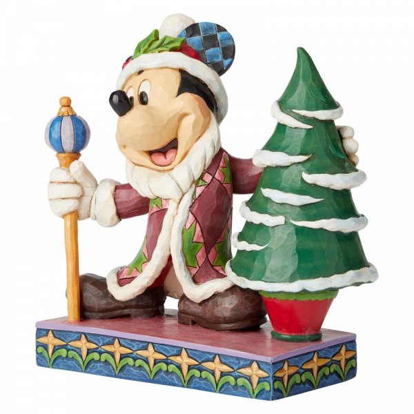 Jim Shore Disney Traditions Mickey Mouse Father Christmas Figurine