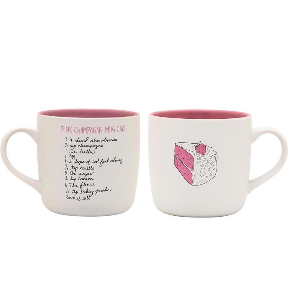 About Face Designs Pink Champagne Cake Mug - 187691