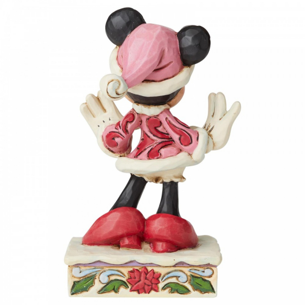 Disney Traditions Festive Fashionista (Minnie Mouse Christmas Figurine)