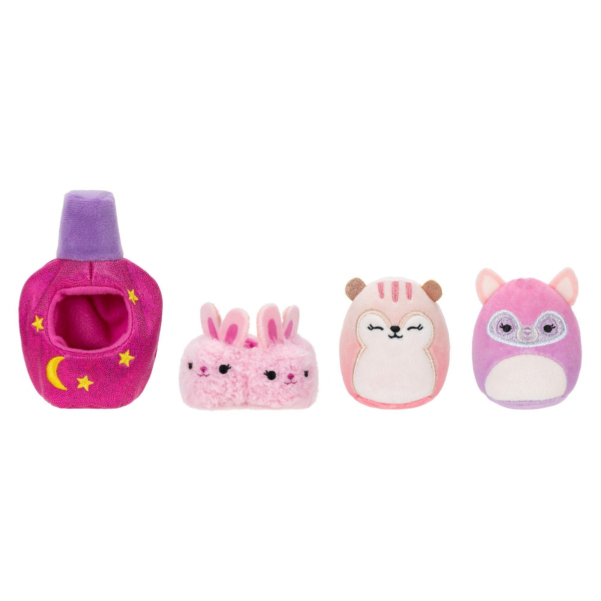 Squishmallows Squishville Glam Makeover 4 Piece Set