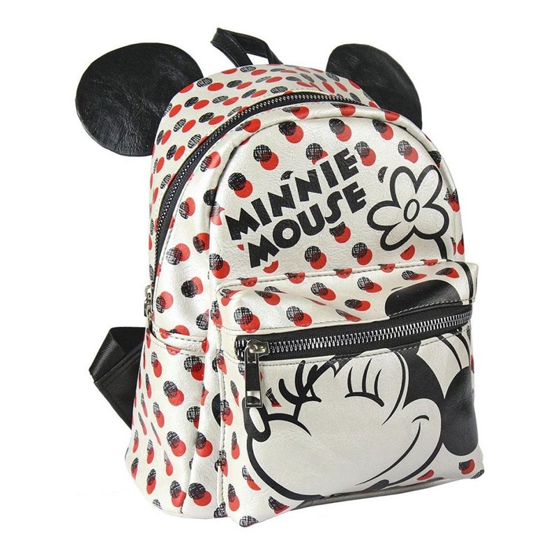 Faux Leather Minnie Mouse Mini Backpack