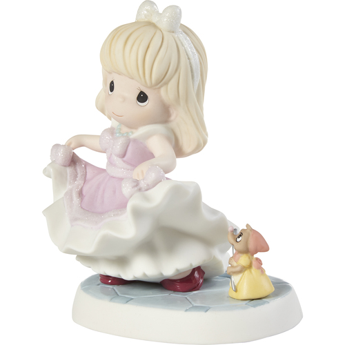 Precious Moments Disney Cinderella Never Stop Dreaming Figurine