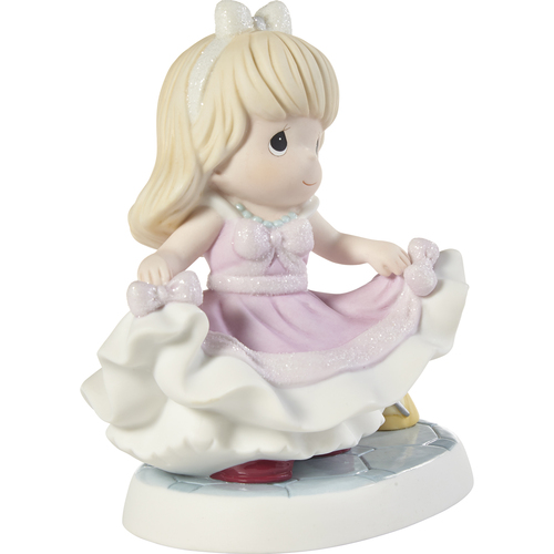 Precious Moments Disney Cinderella Never Stop Dreaming Figurine