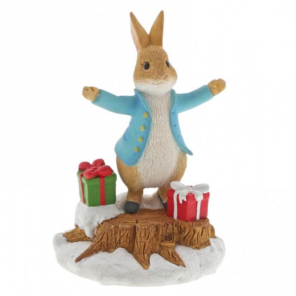 Beatrix Potter Peter Rabbit With Presents Figurine