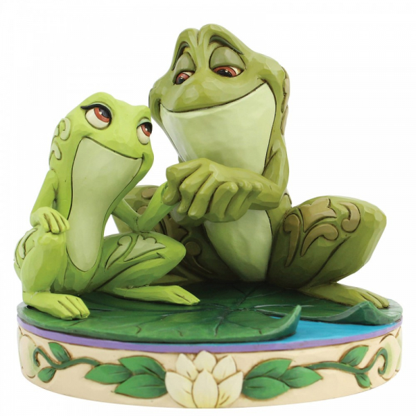 Disney Traditions Amorous Amphibians (Tiana and Naveen as Frogs Figurine)