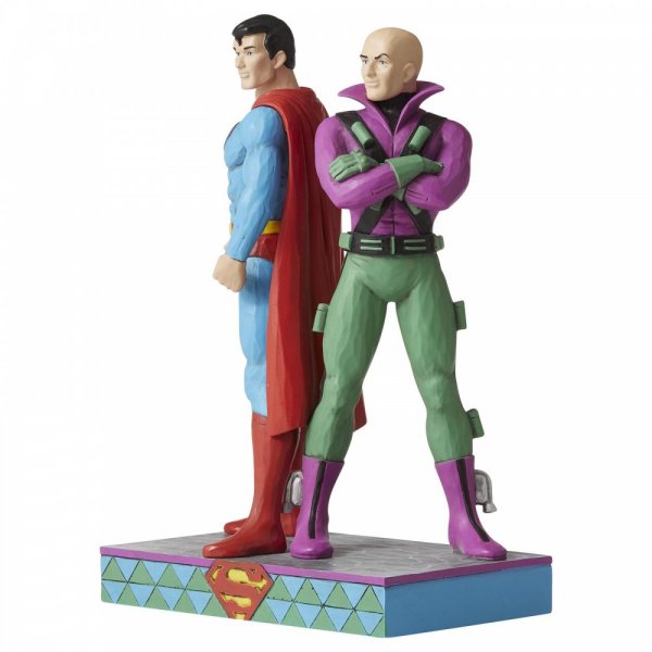 Jim Shore DC Comics Superman and Lex Luthor Figurine