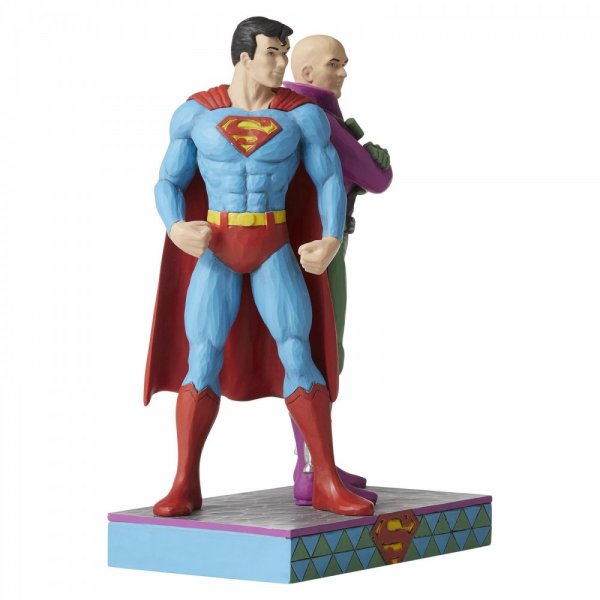 Jim Shore DC Comics Superman and Lex Luthor Figurine