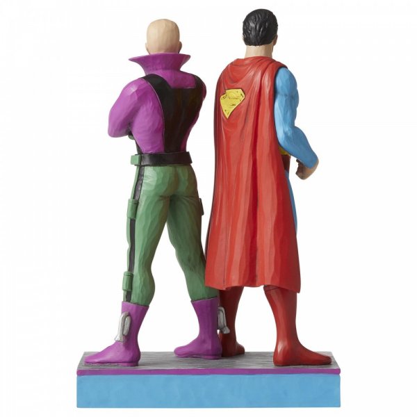 Jim Shore DC Comics Superman and Lex Luthor Figurine