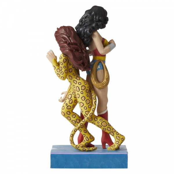 Jim Shore DC Wonder Woman and Cheetah Figurine