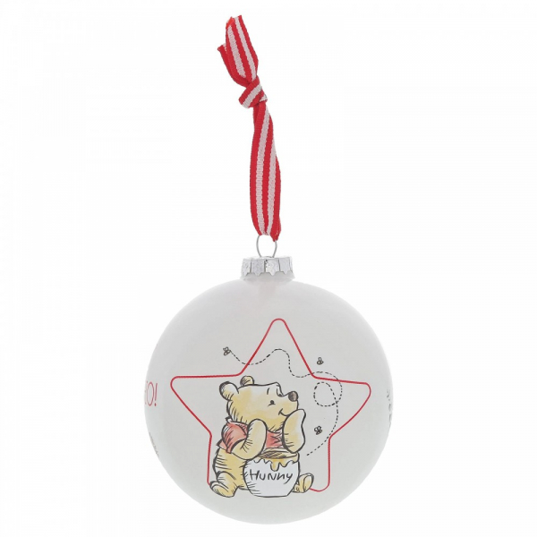 Enchanting Disney Winnie The Pooh Christmas Bauble - A30245