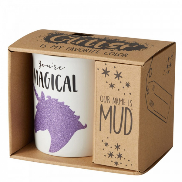 Our Name is Mud Magical Unicorn Glitter Mug - 6001216