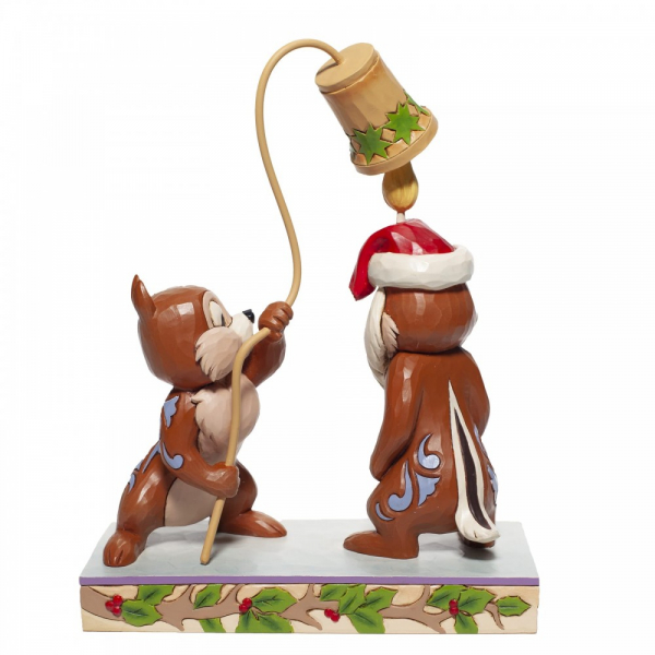 Disney Traditions Christmas Chip 'n Dale Figurine