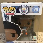 FUNKO POP VINYL MANCHESTER CITY - LEROY SANE - BRAND NEW IN DAMAGED BOX