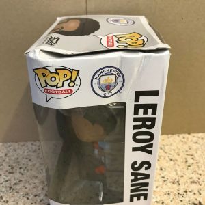 FUNKO POP VINYL MANCHESTER CITY - LEROY SANE - BRAND NEW IN DAMAGED BOX