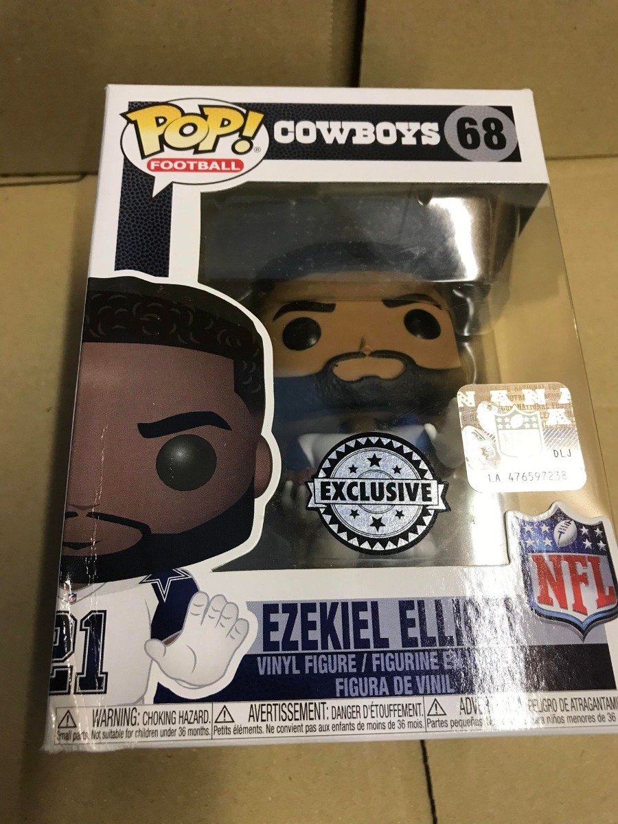 FUNKO POP VINYL COWBOYS - EZEKIEL ELLIOTT - BRAND NEW IN DAMAGED BOX