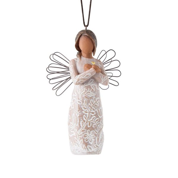 Willow Tree Remembrance Ornament (darker skin and hair)