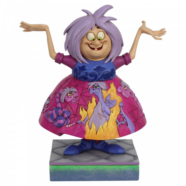 Disney Traditions Madam Mim with Sword in the Stone scene Figurine