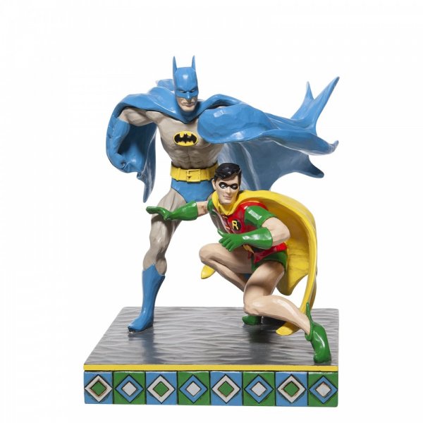 Jim Shore DC Comics Batman and Robin Figurine