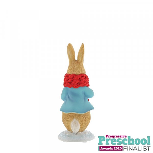 Beatrix Potter Peter Rabbit in a Festive Scarf Figurine