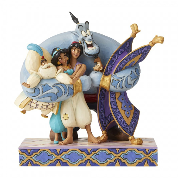 Disney Traditions Group Hug! (Aladdin Figurine)