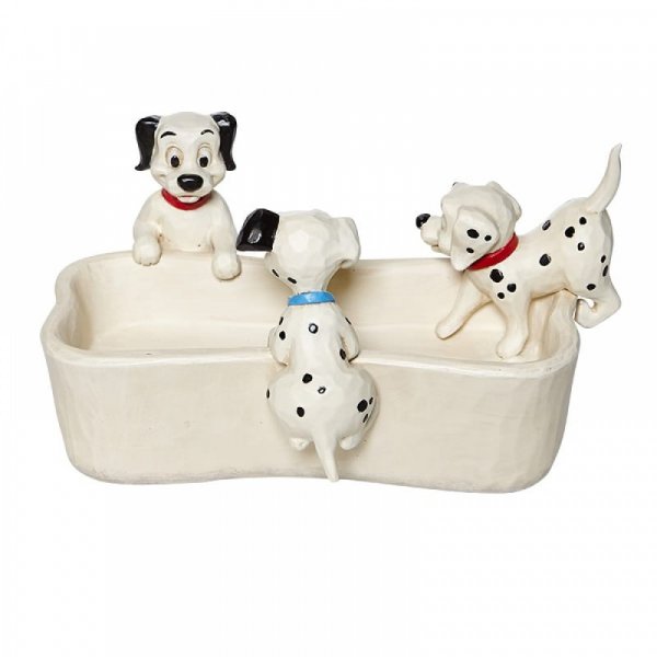 Disney Traditions Puppy Bowl - 101 Dalmatians Bone Shaped Dish