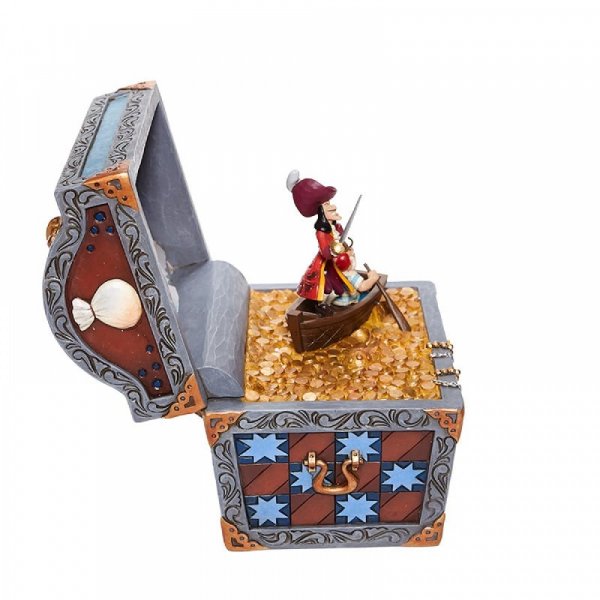 Disney Traditions Treasure strewn Tableau - Peter Pan Flying Scene Figurine