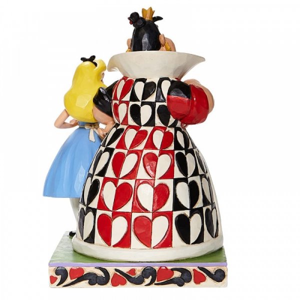 Disney Traditions Chaos and Curiousity - Alice and the Queen of Hearts Figurine