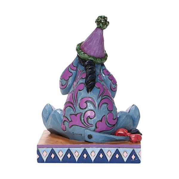 Disney Traditions Birthday Blues Eeyore with Birthday Hat Figurine