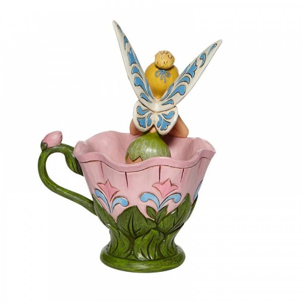 Disney Traditions A Spot of Tink - Tinkerbell Sitting in a Flower Figurine